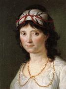 Zacarias Gonzalez Velazquez Portrait of a Young Woman oil painting